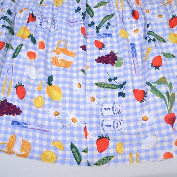 NWT LISA SAYS GAH MAEVE MIDI SKIRT, PICNIC, 2XL - Picture 12 of 13